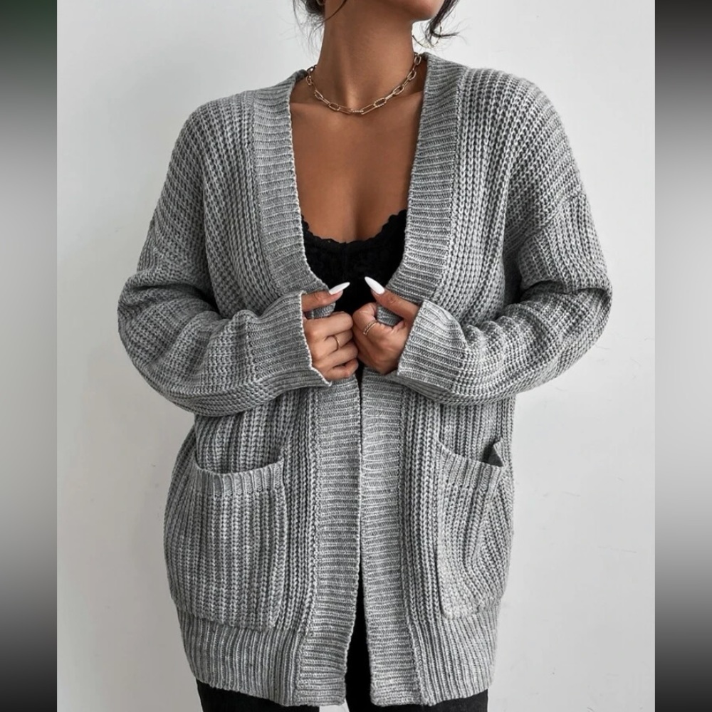 Gray Cardigan